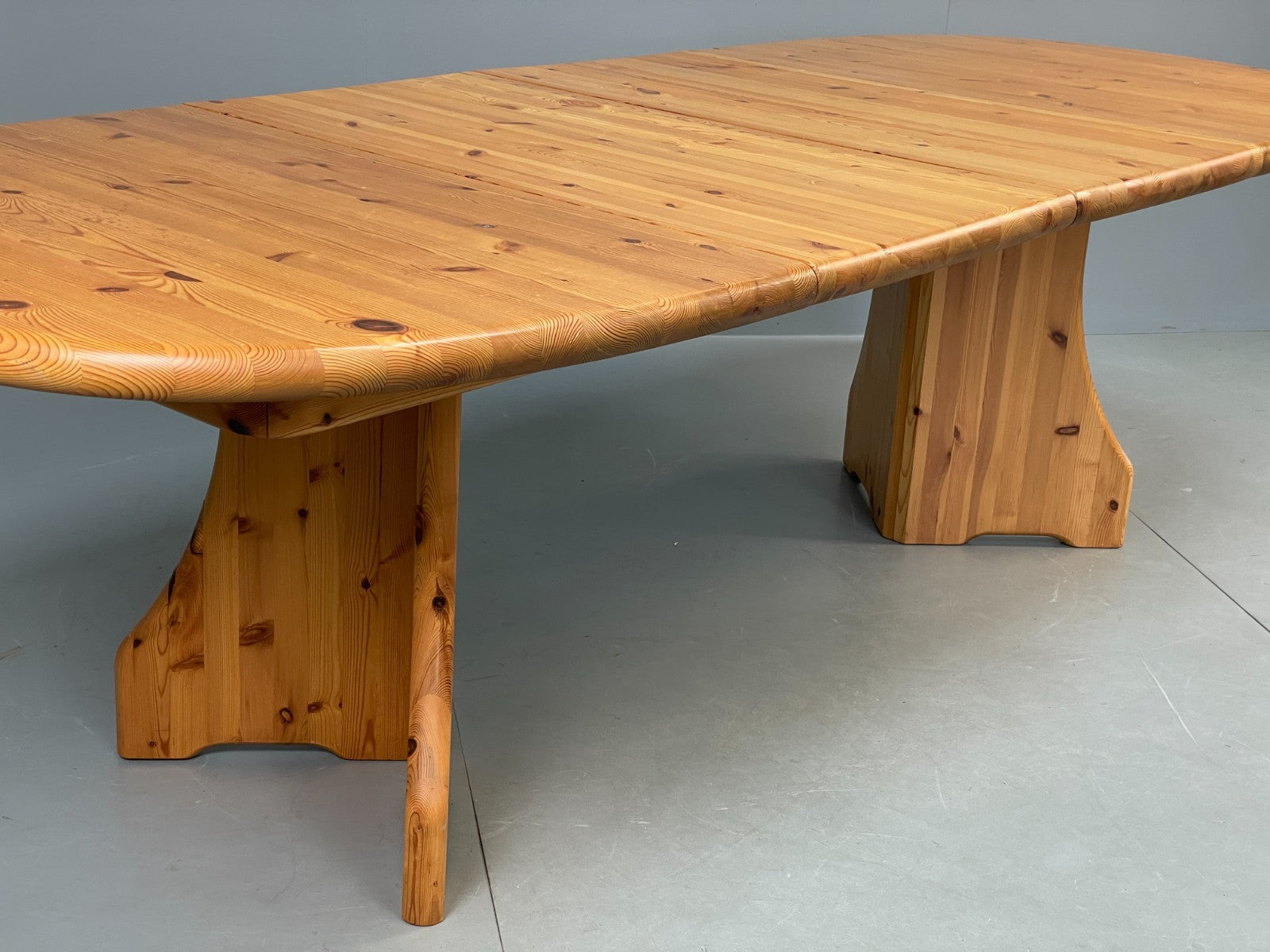 Chunky Pine Dining Table Extending Vintage Danish Retro 1990s EB10858 MWOO8