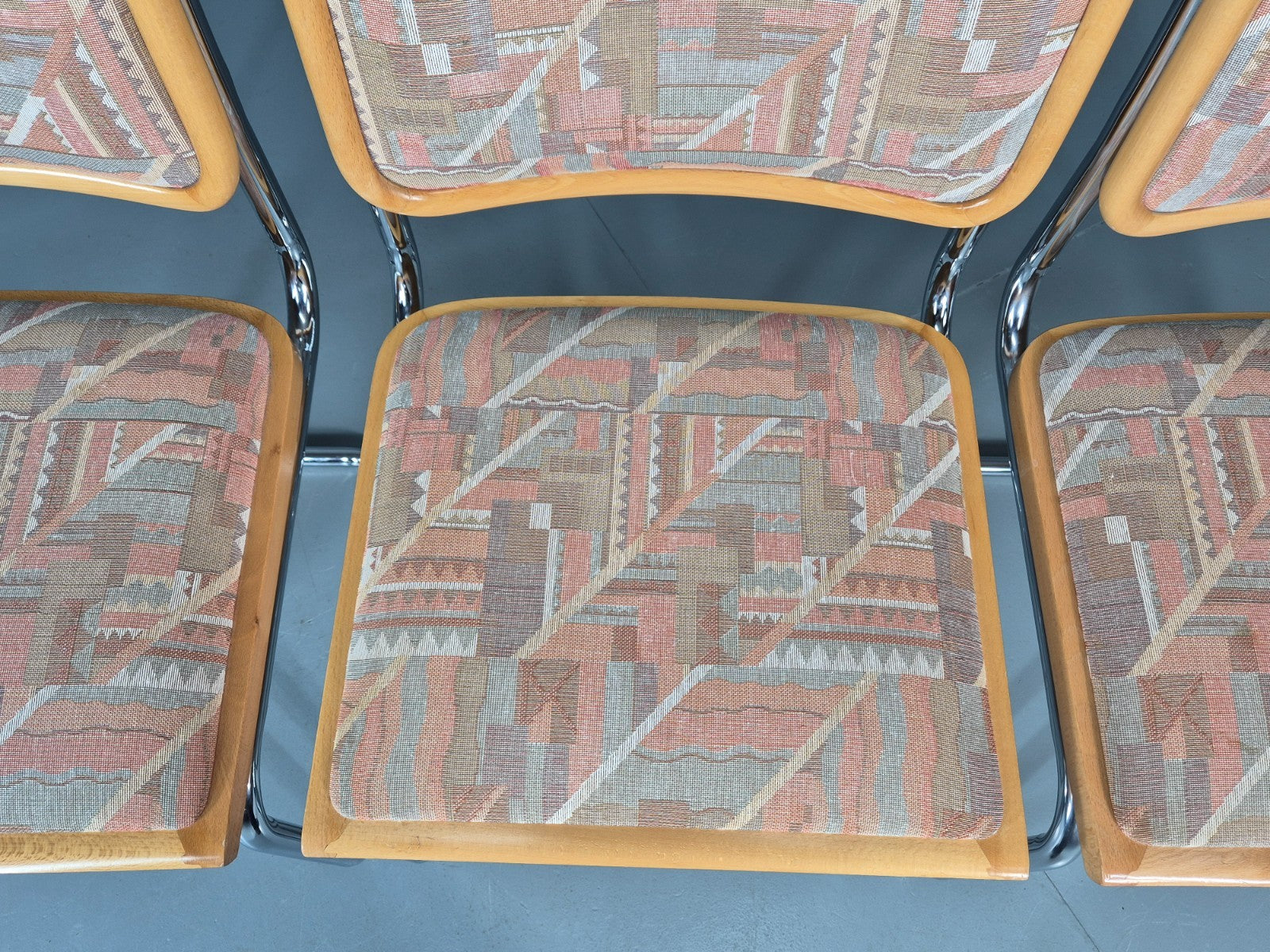 3 Cesca Dining Chairs Marcel Breuer Bauhaus Classic 1980s Retro EB11208 MDIN6