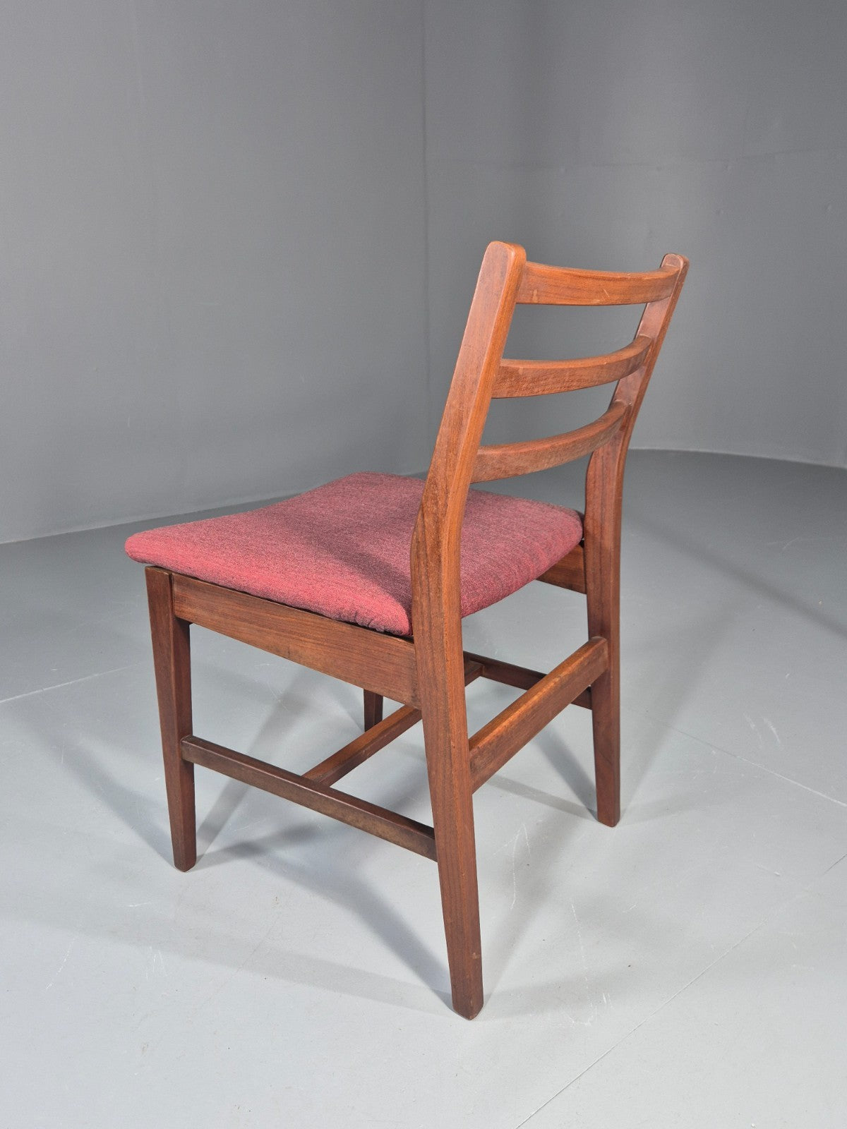 Danish Mid Century Dining Chair in Teak 1970s New Upholstery Retro EB11525 MDIN10