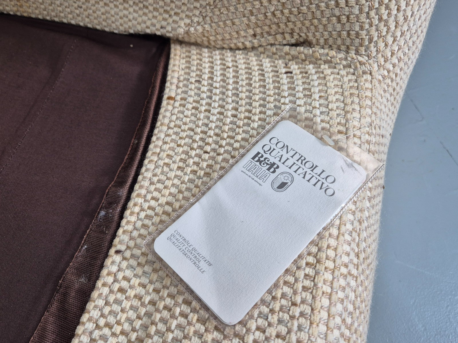 Afra and Tobia Scarpa for B and B Italia Three Seater Lauriana 80s EB11005 V3SS9