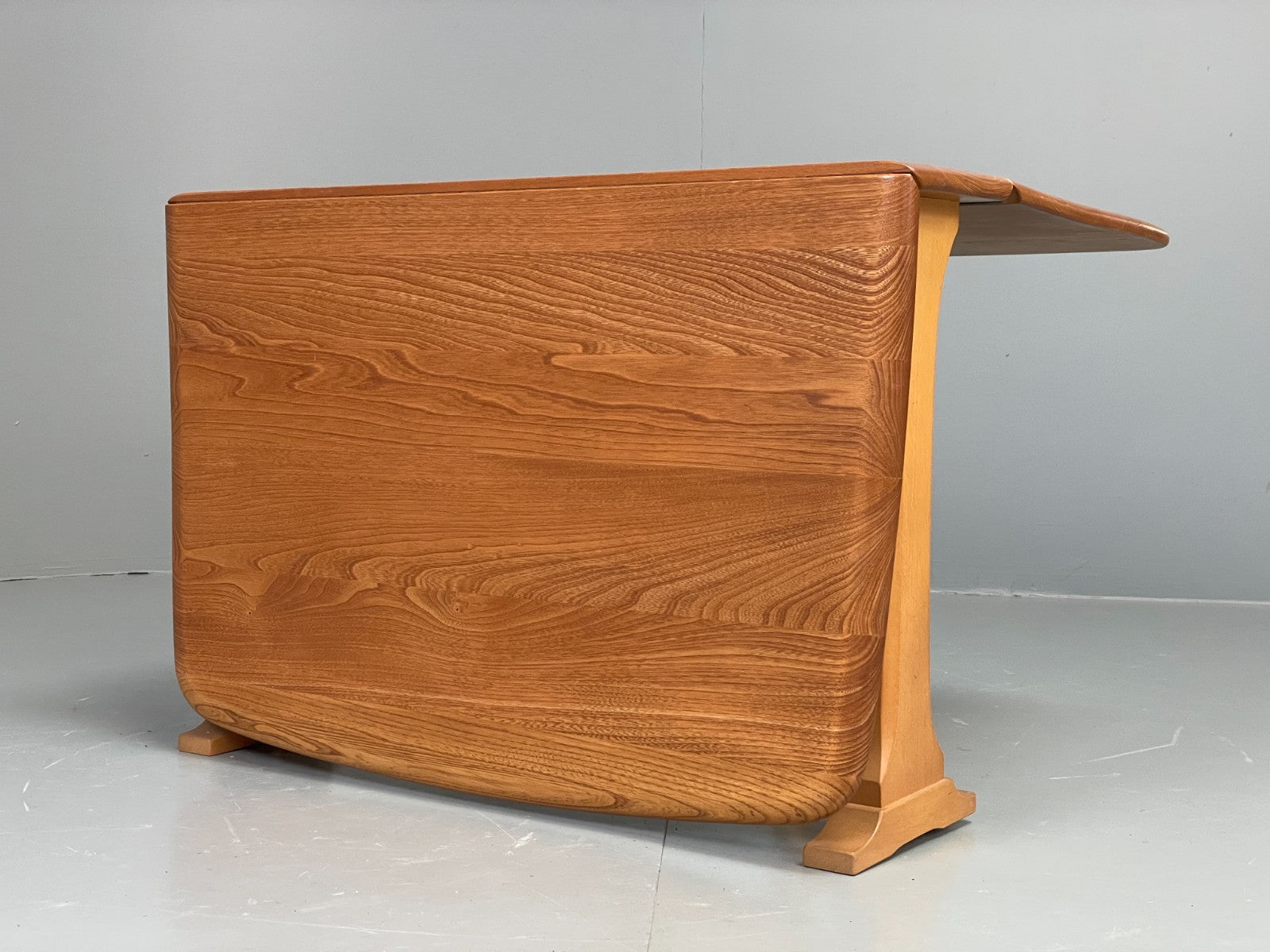 Vintage Ercol Coffee Table Blonde Elm Model 820 Drop Leaf 1970s EB11794 MWOO13