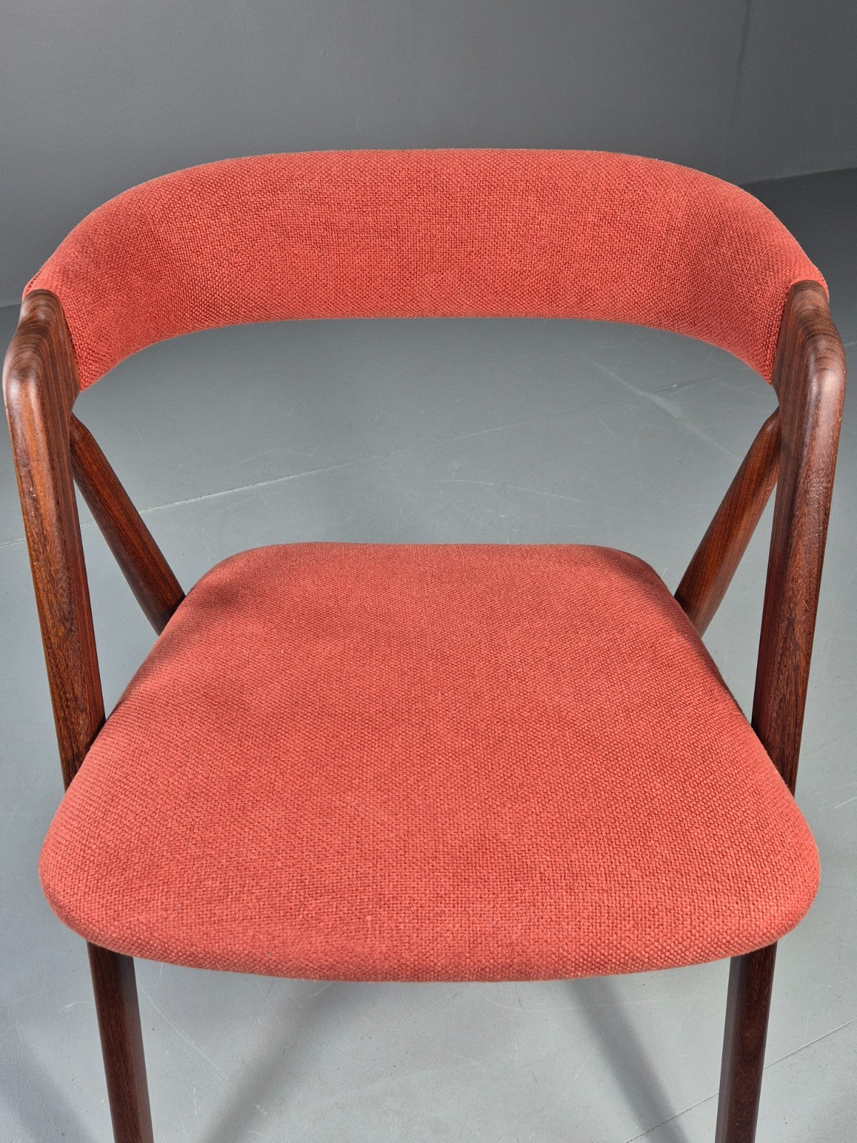 Vintage Thomas Harlev Chair New Upholstery 1960s Danish Teak EB11260 MDIN13