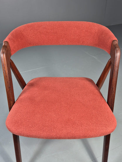 Vintage Thomas Harlev Chair New Upholstery 1960s Danish Teak EB11260 MDIN13