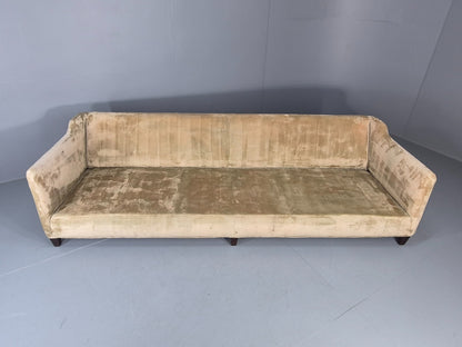 Vintage 4 Seater Settee Velvet and Wool Upholstery Modern Design EB11669 M4SS7