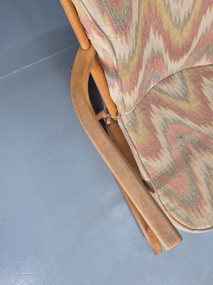 Mid Century Rocking Chair Scandinavian Design 1960s Retro EB10924 MNOR4