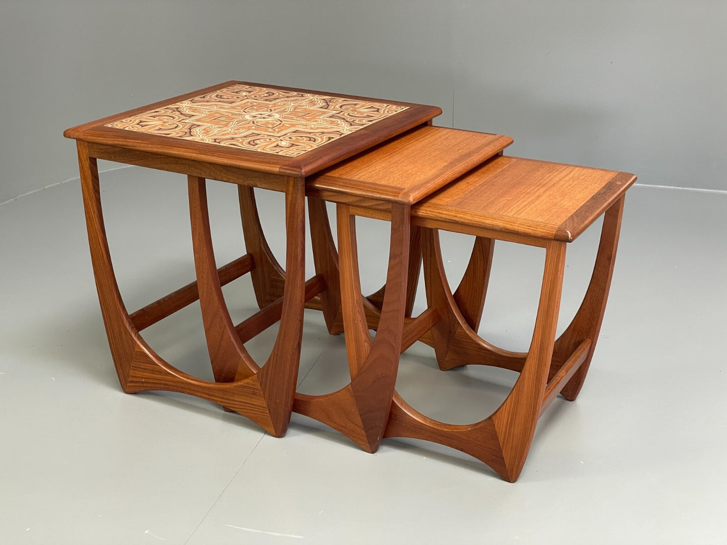 Vintage G Plan Astro Teak Nest of Tables 1970s Retro EB9522 MWOO - UKDK FURNITURE