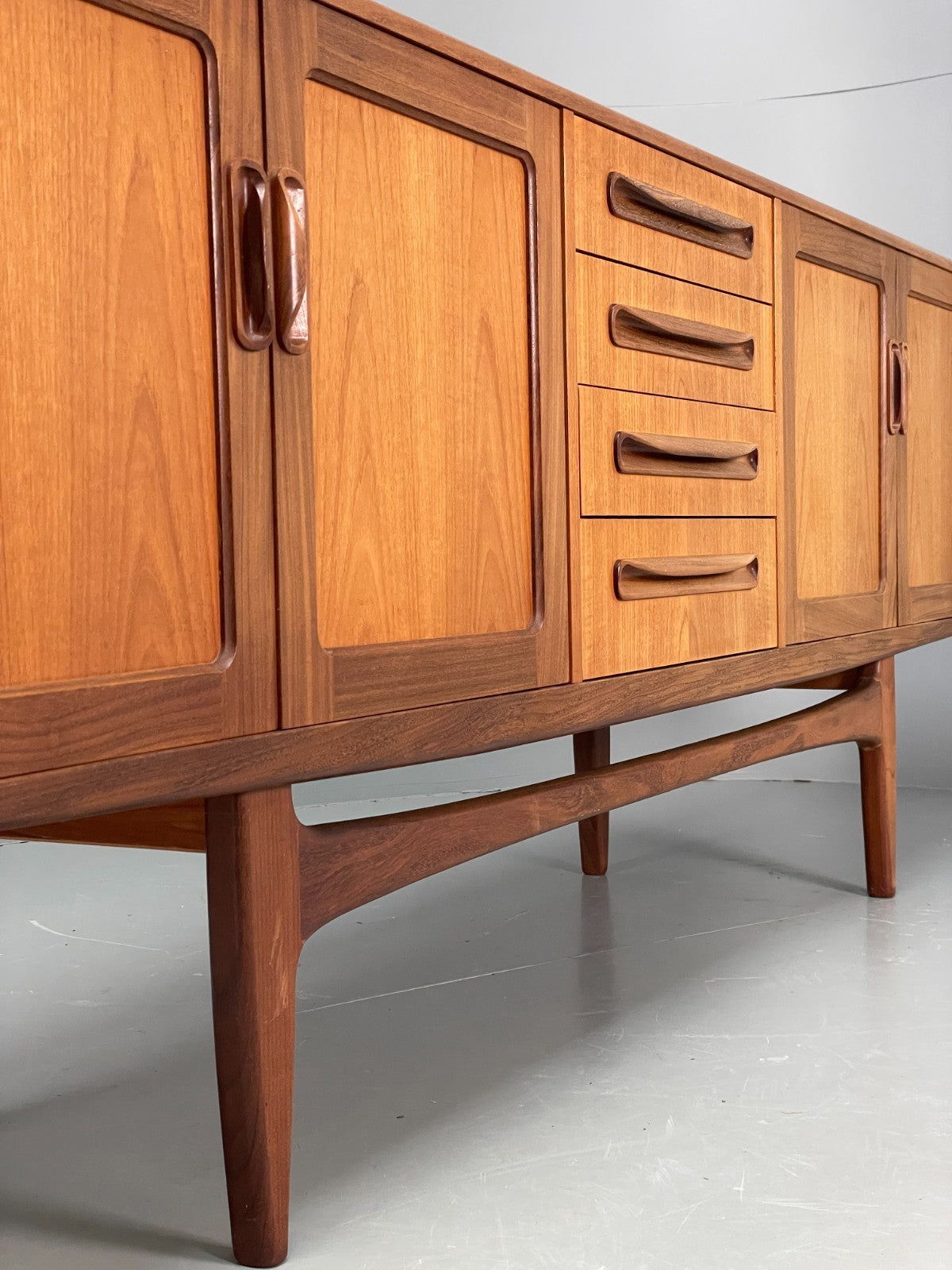 Vintage G Plan Sideboard Teak Fresco Range 1960s Shelving Drawers EB11548 MWOO20