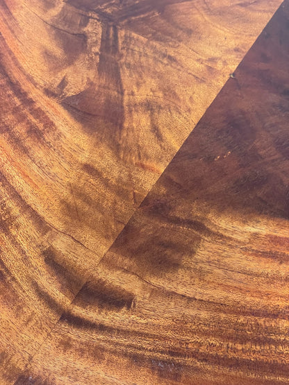 Vintage Art Deco Table Round Walnut Inlay 1950s Swedish EB11191 MWOO18