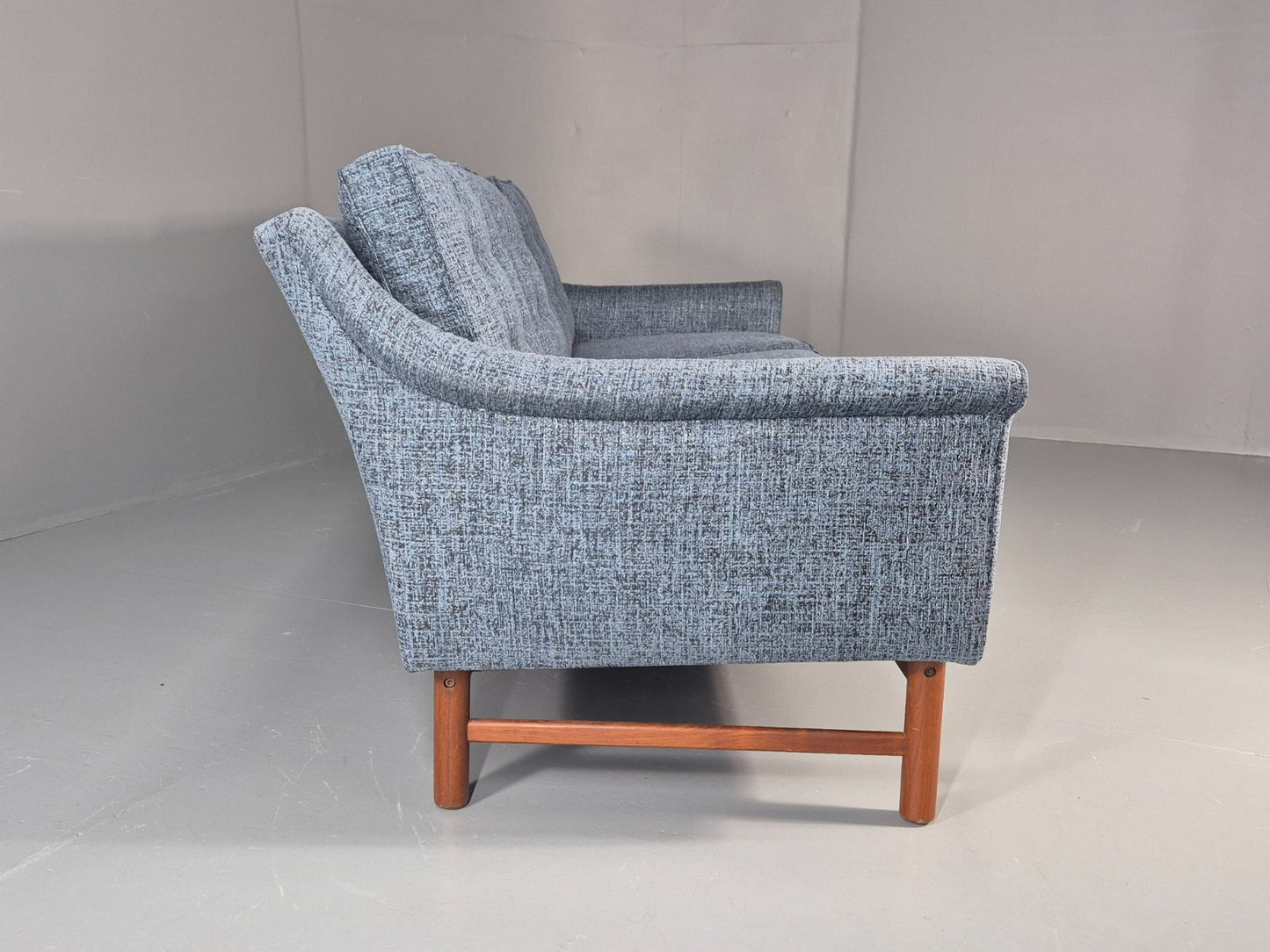 Vintage Three Seater Sofa 1960s Danish New Upholstery Mid CenturyEB11479 M3SS10