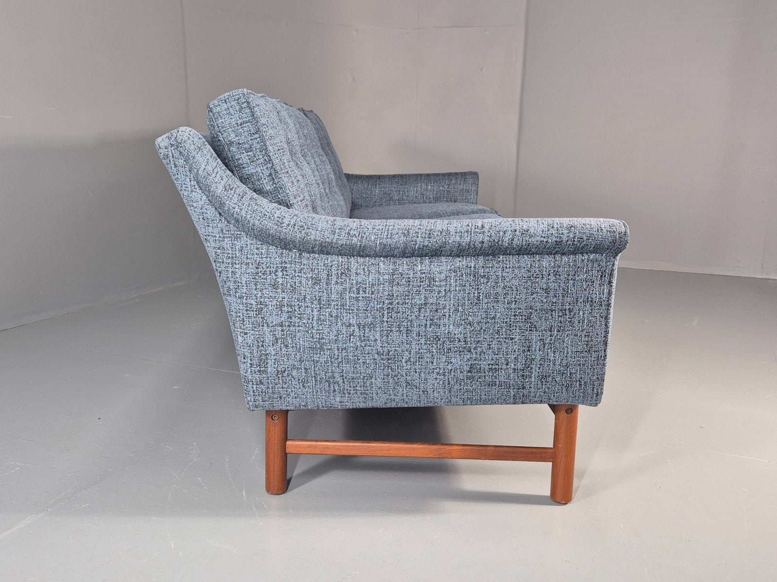 Vintage Three Seater Sofa 1960s Danish New Upholstery Mid CenturyEB11479 M3SS10