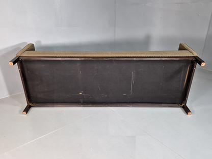 3 Seat Sofa Vintage Danish Khaki Wool Upholstery Mogensen Retro MCM EB7266 M3SS8