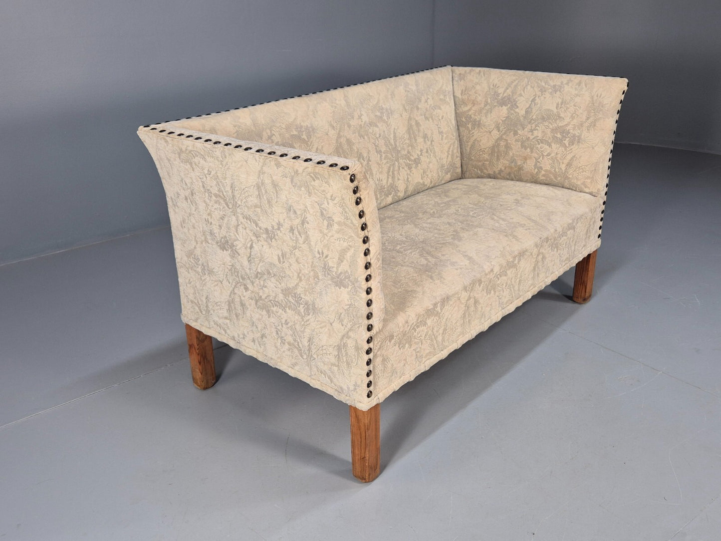 Vintage Danish 2 Seat Sofa Small Boxy 1950s Retro EB9560 M2SS - UKDK FURNITURE