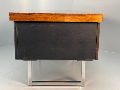 Vintage Gordon Russell Sideboard - Chrome Black Vinyl Mid Century EB10947 MWOO21