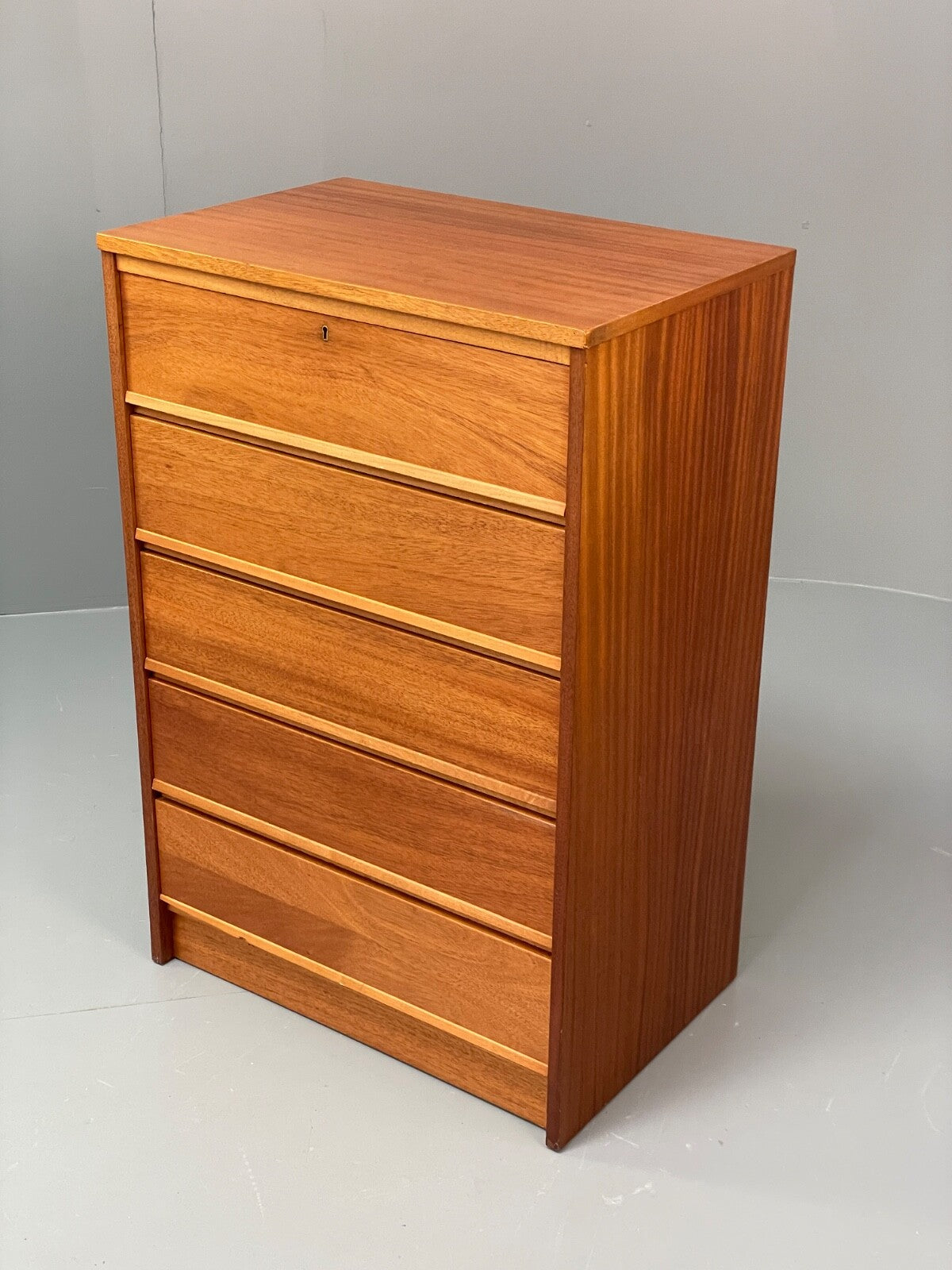Vintage Teak Chest Of Drawers 1970s Design Homecharm EB9731 MWOO - UKDK FURNITURE