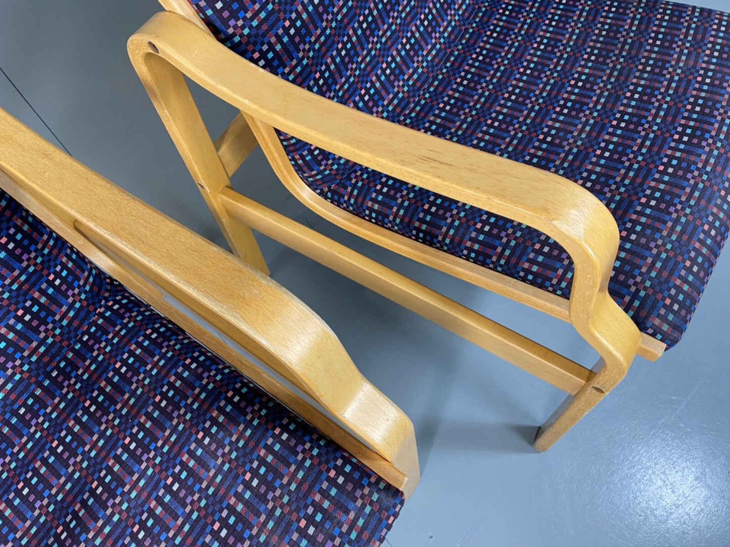 Two Farstrup Bentwood Chairs Aalto Style Retro Vintage MCM EB4877 MBEN9