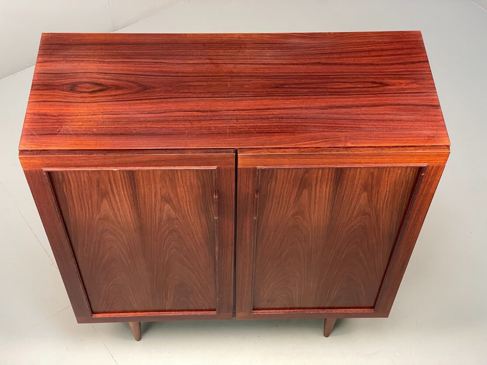 Vintage Danish Double Door Cabinet Adjustable Shelves EB8091 MWOO - UKDK FURNITURE