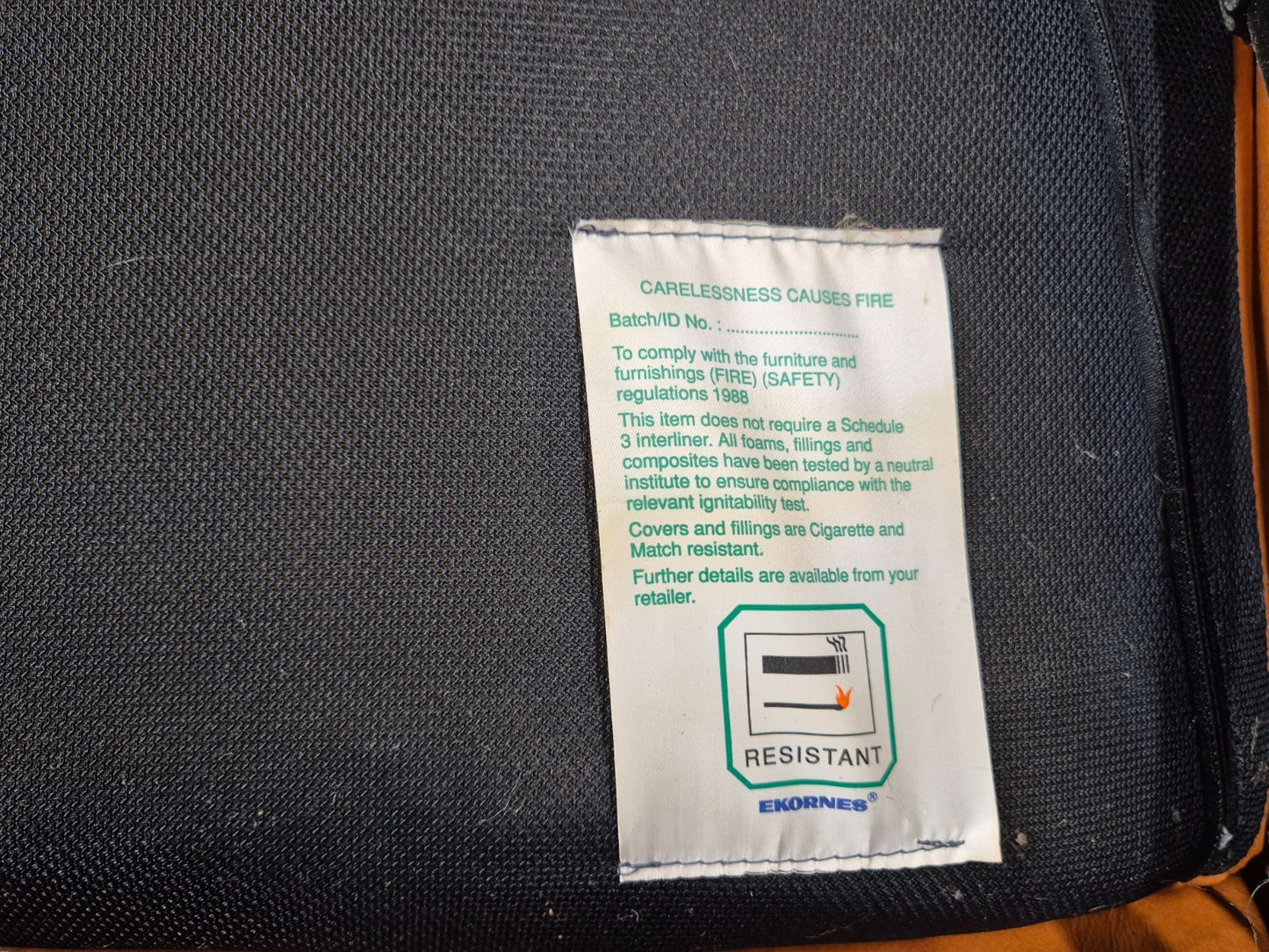 Two Seater Settee Ekornes Stressless Tan Leather Recline Retro  EB10926 M2SS13