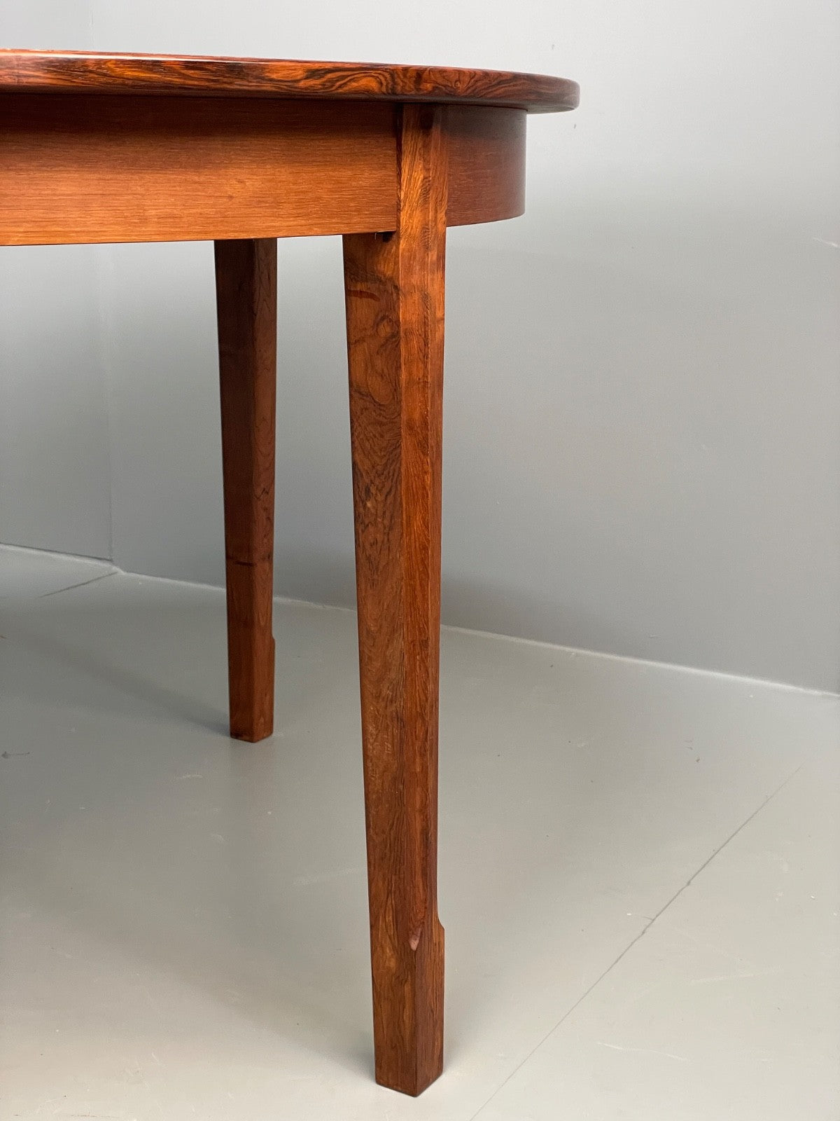 Vintage Extending Dining Table Circular 1960s Danish N.C Møbler EB10914 MWOO12