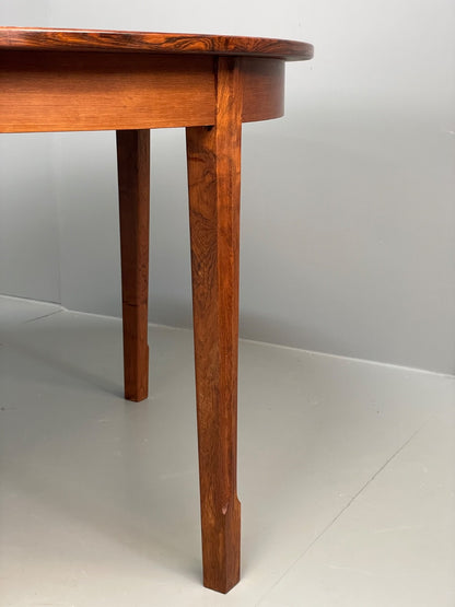 Vintage Extending Dining Table Circular 1960s Danish N.C Møbler EB10914 MWOO12