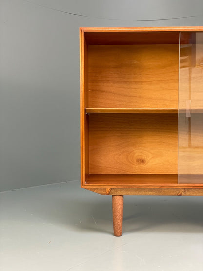 Vintage Teak Glazed Bookcase Beaver And Tapley Mid Century Shelving EB9718 MWOO - UKDK FURNITURE