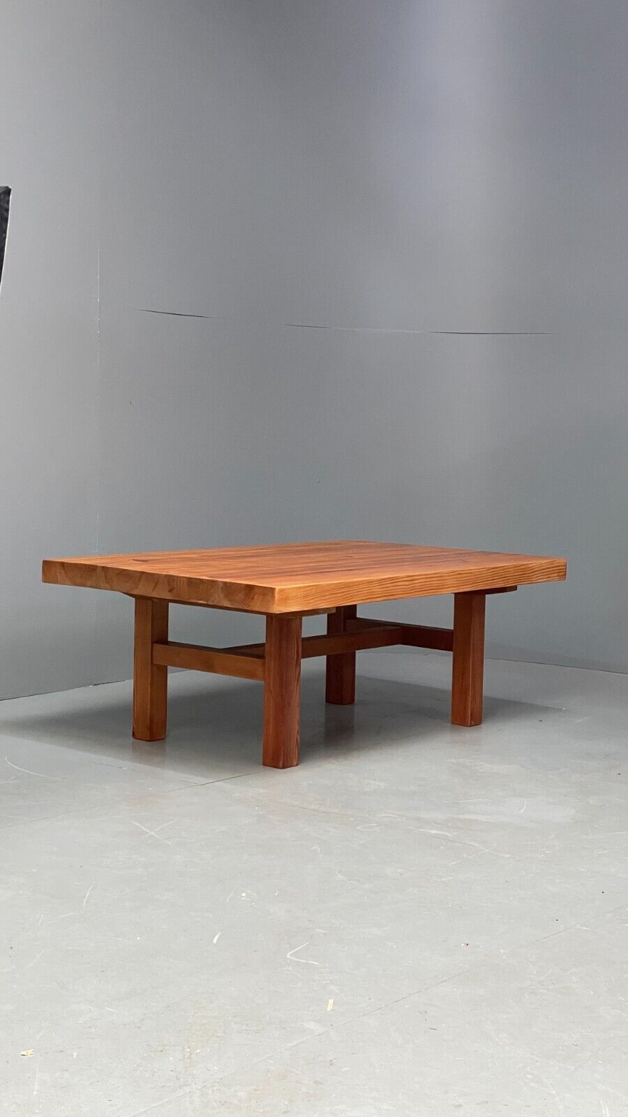 Large Solid Pine Coffee Table Scandinavian Design EB7551 MWOO - UKDK FURNITURE