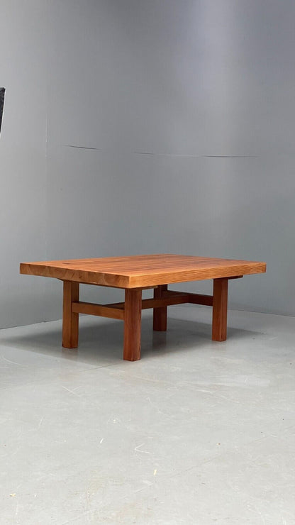 Large Solid Pine Coffee Table Scandinavian Design EB7551 MWOO - UKDK FURNITURE