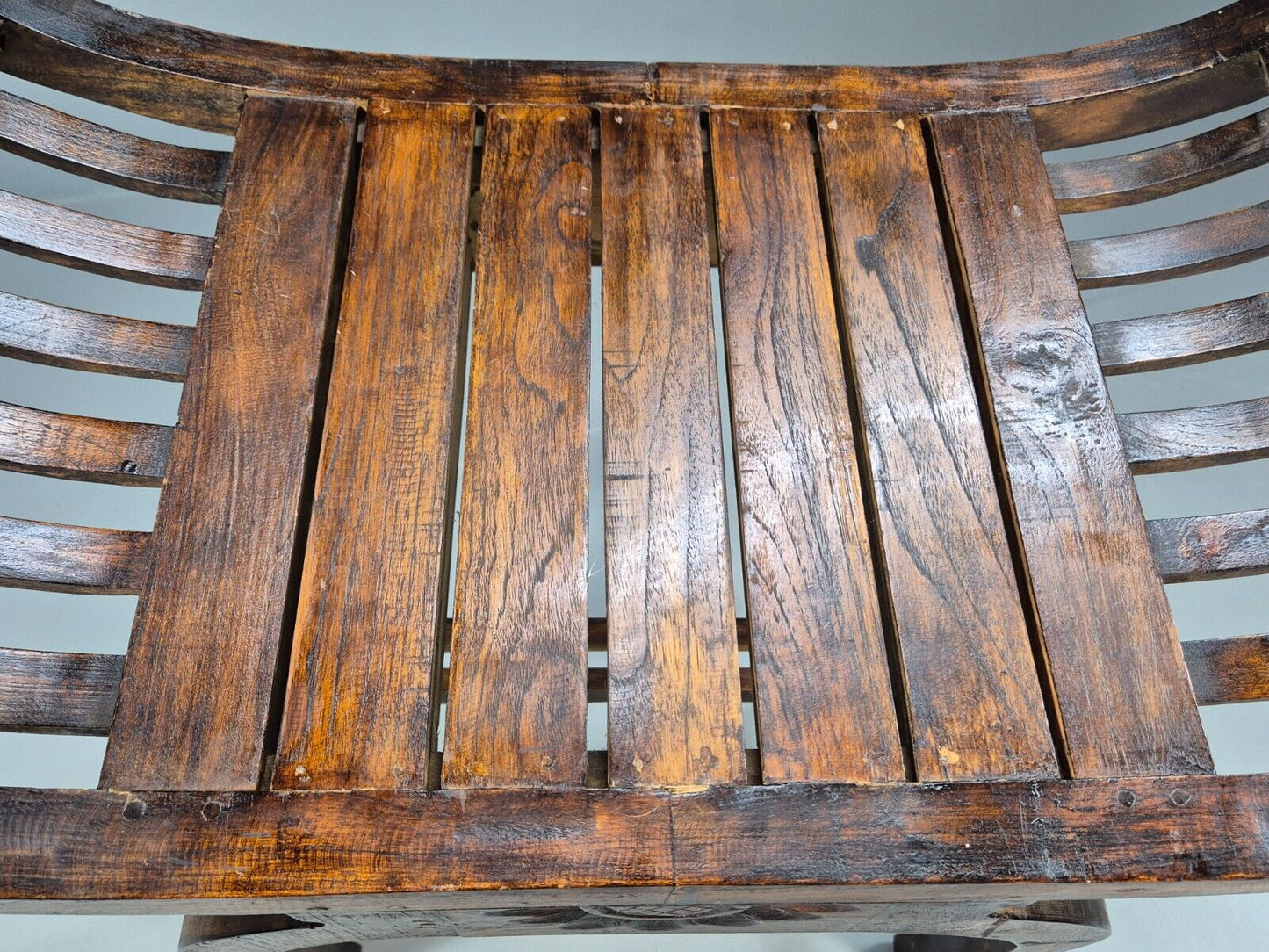 VIntage Reproduction Window Seat Hardwood Regency Style Primitive EB8956 VWOO - UKDK FURNITURE