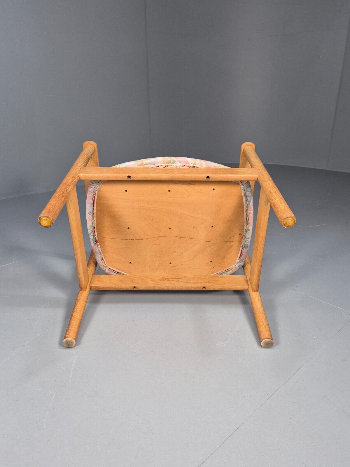 Vintage Danish Elbow Chair Oak Frame FDB Mobler Jorgan Baekmark MCM EB8896 VDIN - UKDK FURNITURE