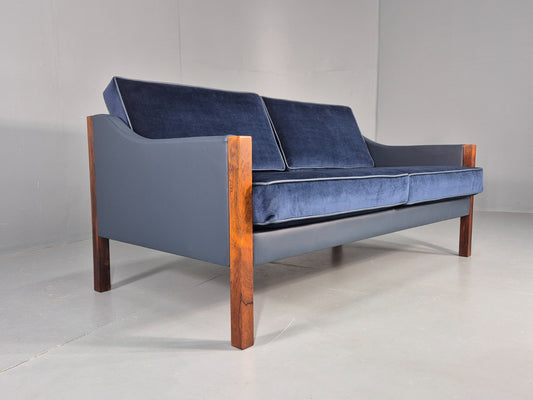 Vntage 2 Seater Sofa Danish Erik Jorgensen New Leather Upholstery  EB11927 M2SS1