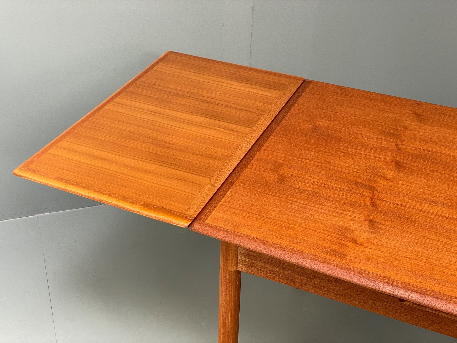 Vintage Teak Extending Dining Table Danish Design 1970s EB10001 MWOO - UKDK FURNITURE