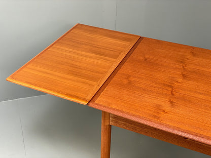 Vintage Teak Extending Dining Table Danish Design 1970s EB10001 MWOO - UKDK FURNITURE