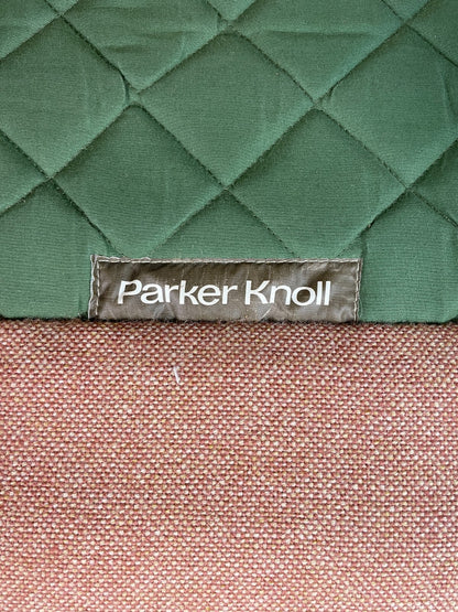 Vintage Lounge Chair Beech Frame Pink Parker Knoll Retro MCM EB6977 MNOR5