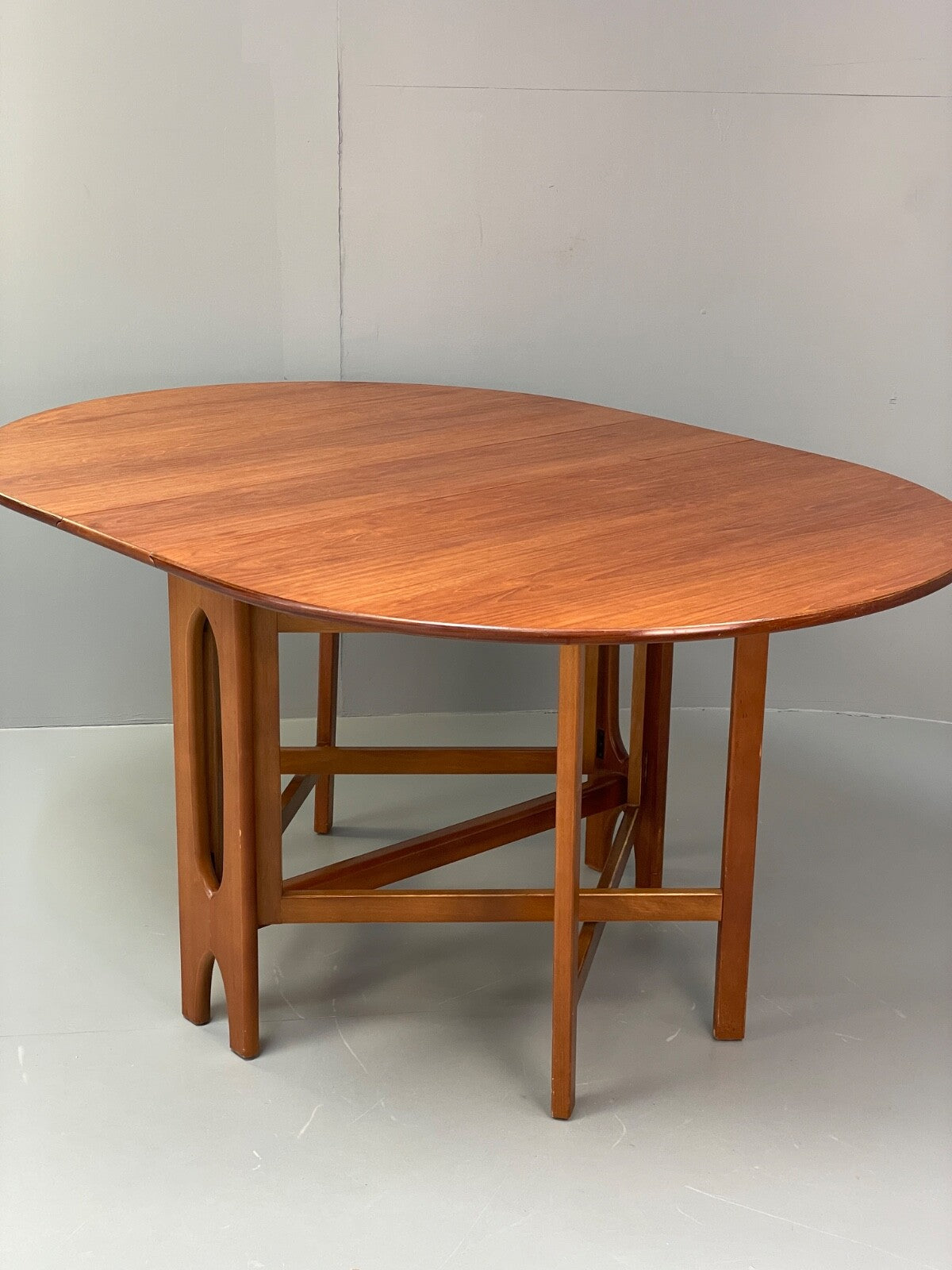 Vintage Teak Drop Leaf Dining Table By Jentique EB9766 MWOO - UKDK FURNITURE