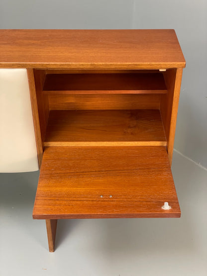 Vintage Teak Bedside Cabinets & Headboard By Meredew 1970s King Size EB9527 MWOO - UKDK FURNITURE