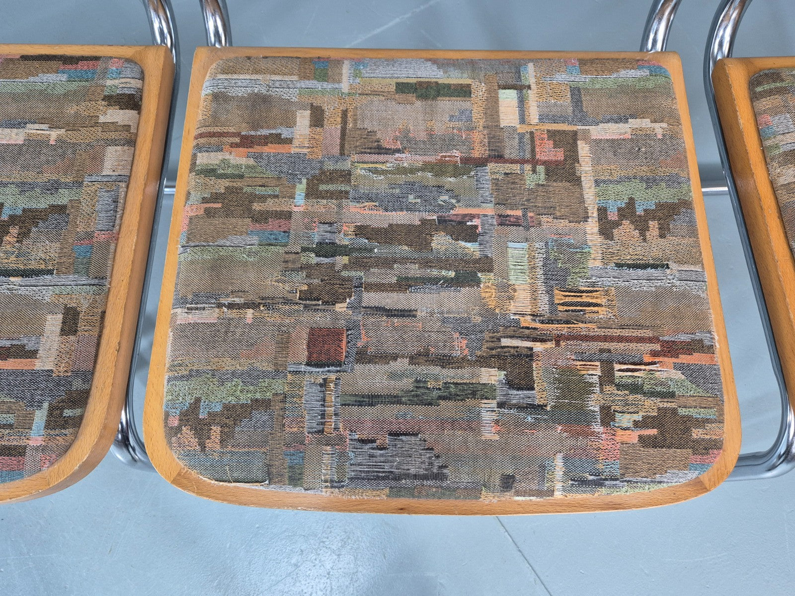 4 Cesca Dining Chairs Marcel Breuer Bauhaus Classic 1980s Retro EB11252 VDIN8