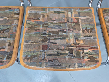 4 Cesca Dining Chairs Marcel Breuer Bauhaus Classic 1980s Retro EB11252 VDIN8