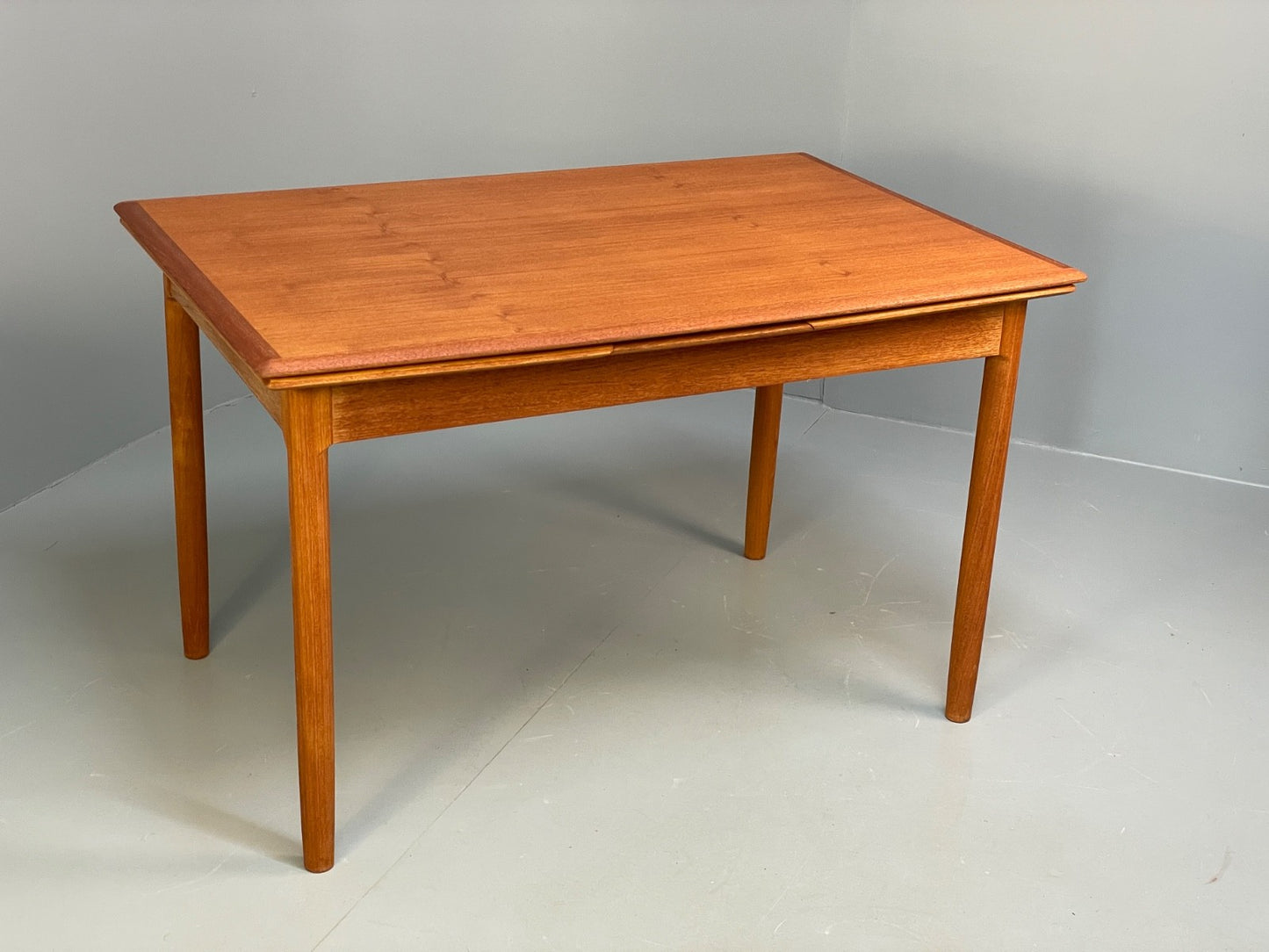 Vintage Teak Extending Dining Table Danish Design 1970s EB10001 MWOO - UKDK FURNITURE