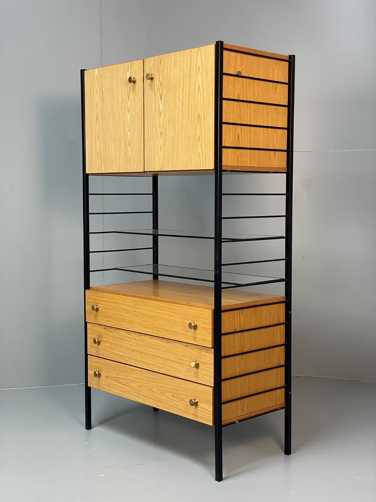 Modular Shelving Storage System - Ladderax Style Drawers Cupboard EB10957 MWOO3