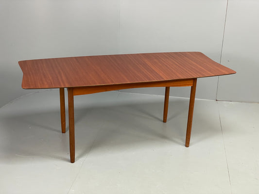 Vintage Teak Dining Table Extending Vanson 1960s Mid Century EB11550 MWOO0