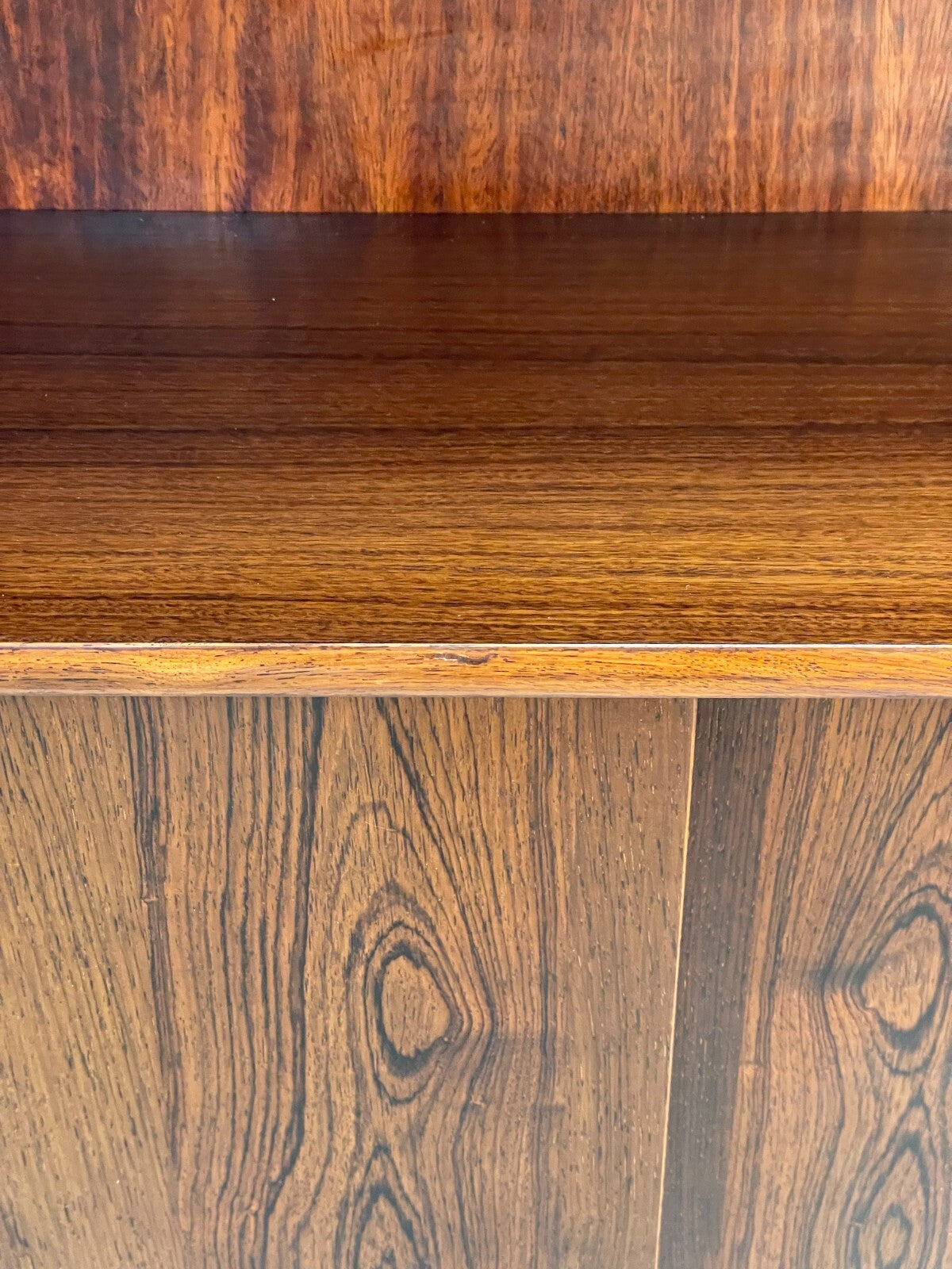 Midcentury Danish Bookcase Sliding Doors Torben B Nielsen Vintage EB8807 MWOO - UKDK FURNITURE