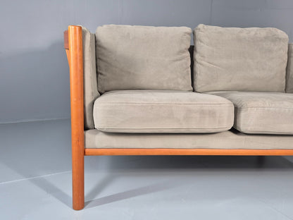 Vintage 2 Seat Settee Mid Century Danish Design Beech Wood Frame EB10508 M2SS2