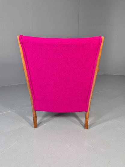 Vintage Mid Century Lounge Chair 1950s Swedish New Upholstery   EB11776 MNOR9