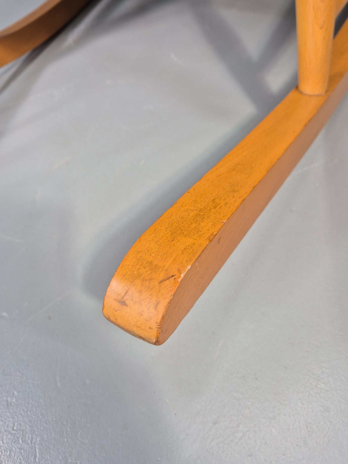 Vintage Ercol Rocking Chair Model 315 Grandfather Chair Blonde Wood EB11273 MNOR10