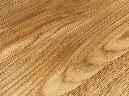 Modern Solid Oak Sideboard Nice Curving Handles Angled Legs EB10684 MWOO9