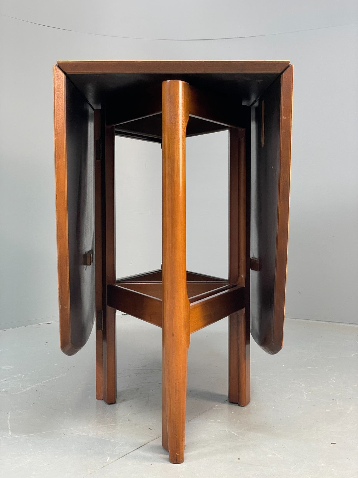 Vintage Drop Leaf Dining Table By Harris Lebus Walnut & Beech 1960s EB10675 MWOO17