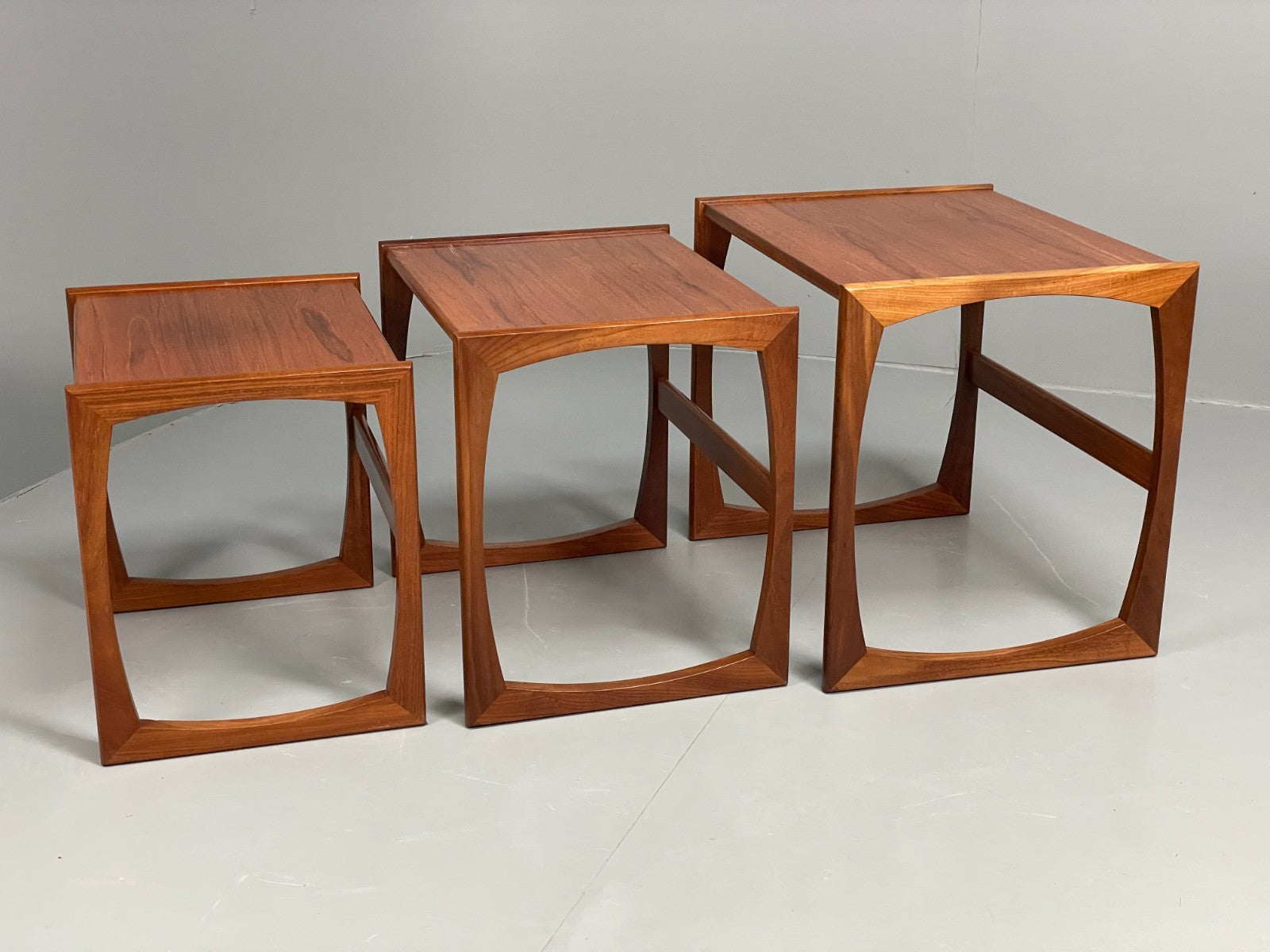 G Plan Nesting Tables Teak Quadrille Range Vintage Retro 1970s EB11678 MWOO8