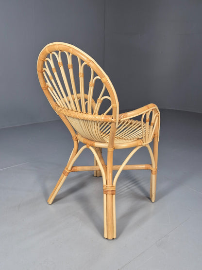 Vintage Cane Armchair 1970s Retro EB9687 VBER - UKDK FURNITURE