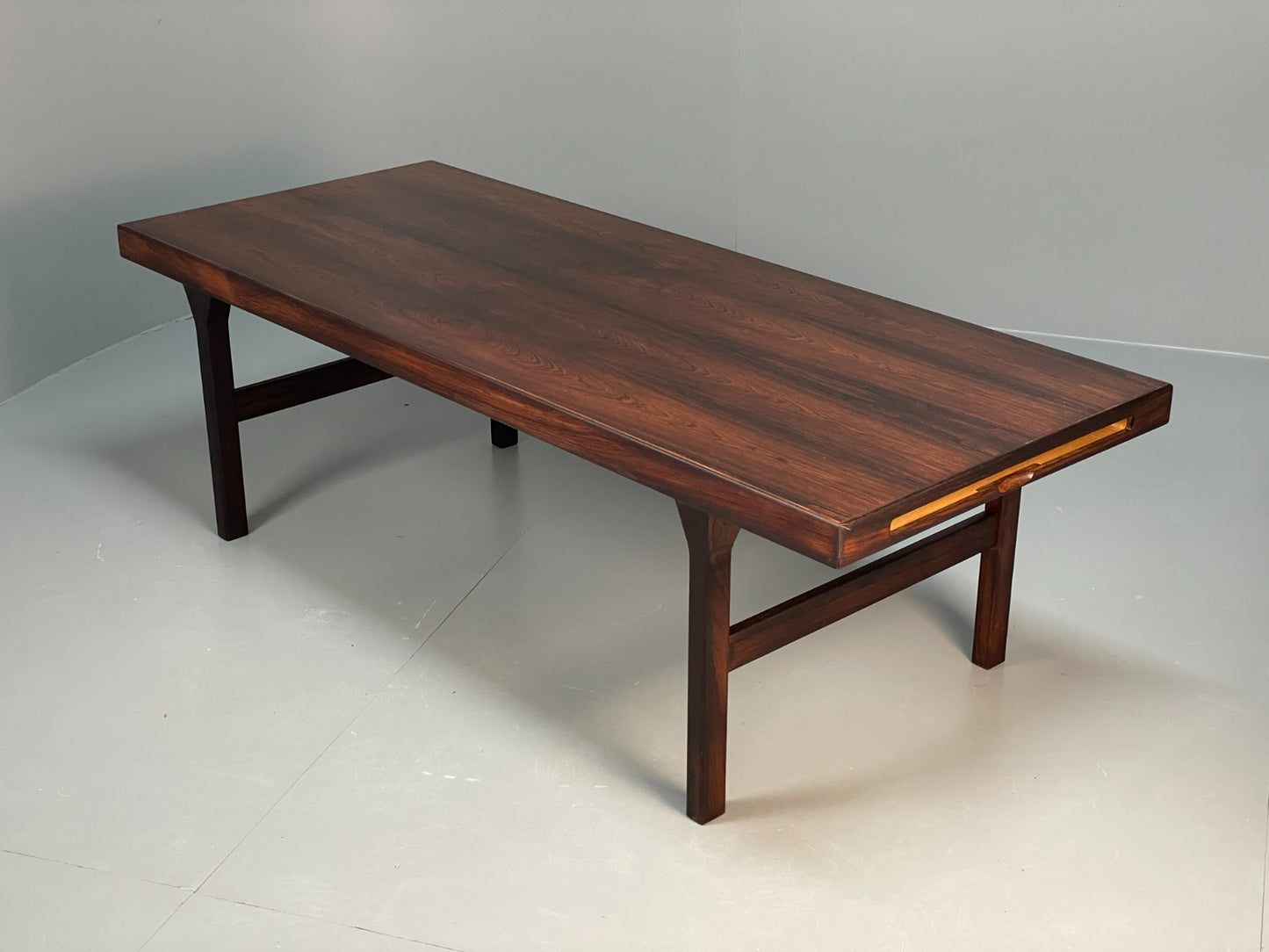Vintage Danish Coffee Table - 1960s Mid Century By Dyrlund No Shelf EB10943 MWOO21