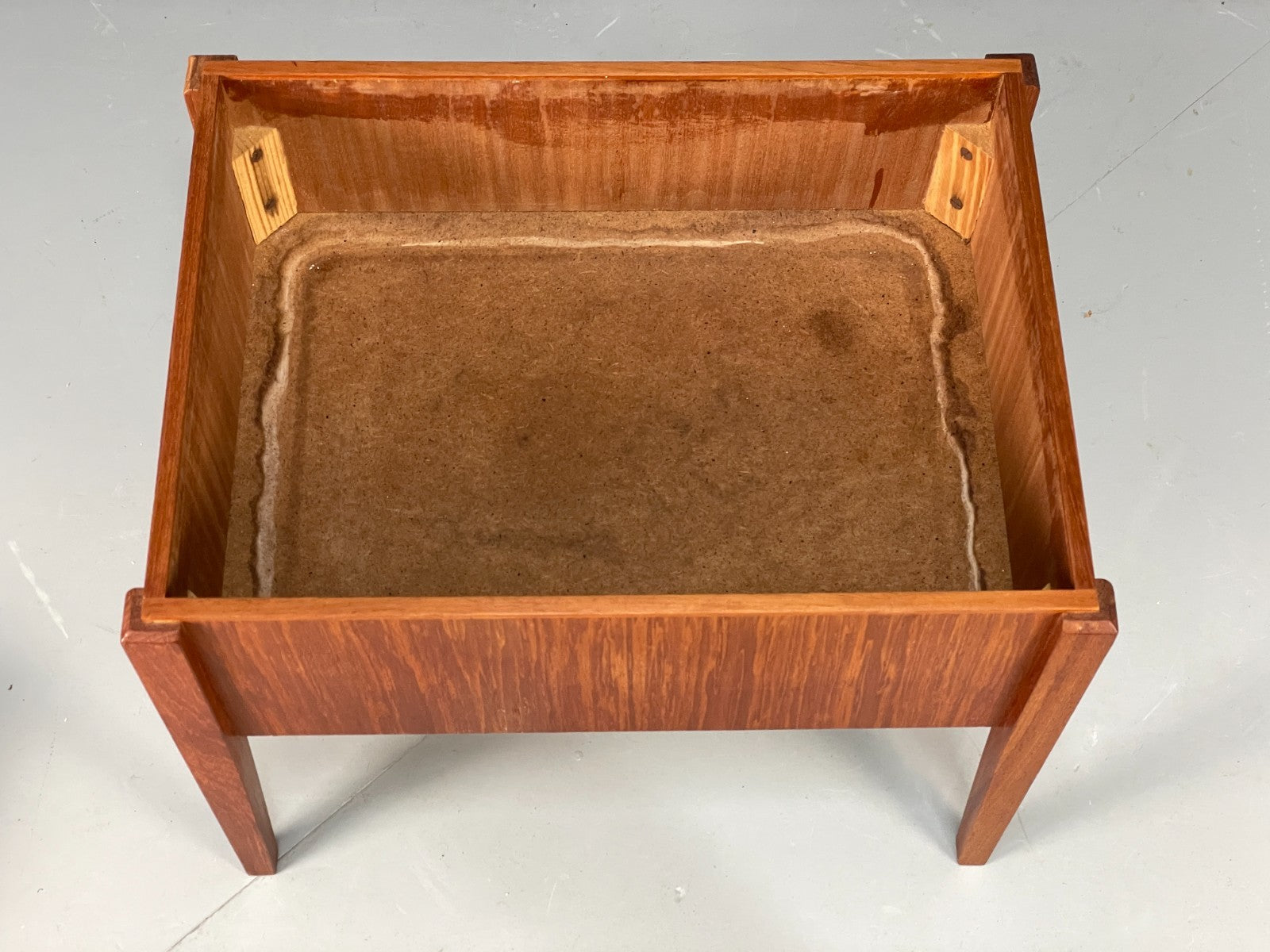 Vintage Teak Flower Planter Drinks Cooler Danish 1960s Mid Century EB11494 MWOO8