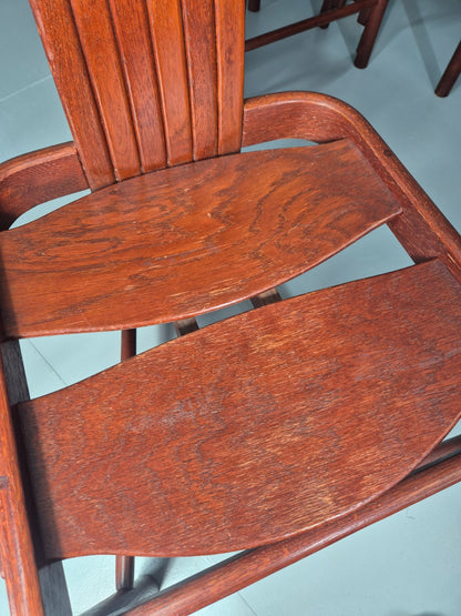 6 1980s Post Modern design Dining Chairs Allmilmo Retro Brutalist EB11000 VDIN19